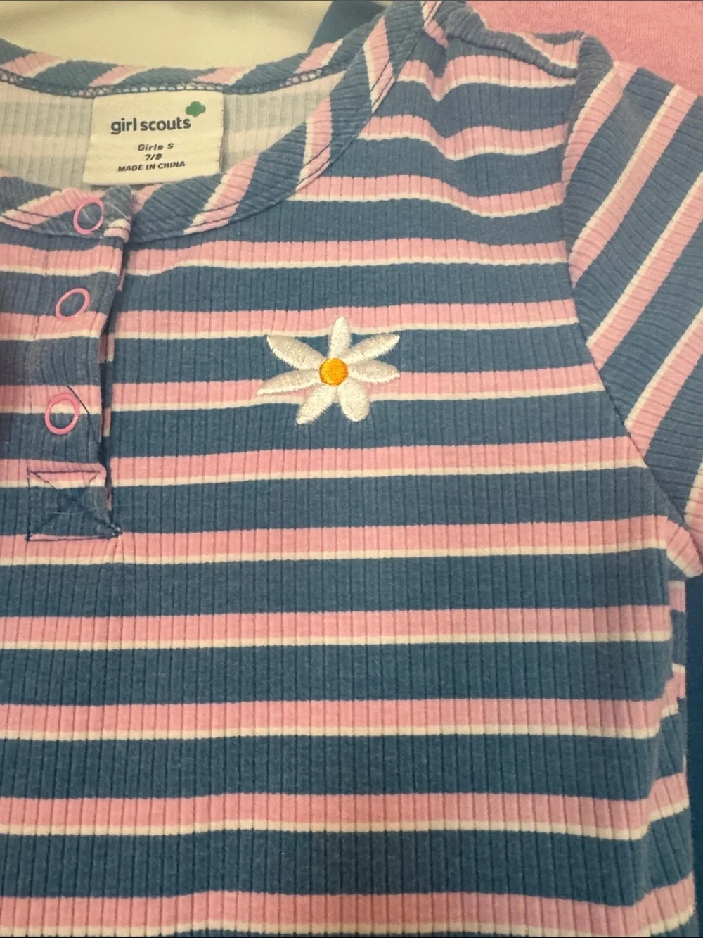 Girl Scouts Pink & Blue Daisy Matching Set - Tee, Dress & Hoodie